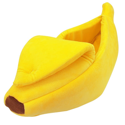 Cozy Banana Cat Bed House - My Pets Today