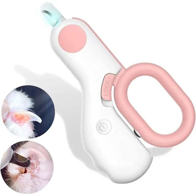 Professional LED Light Nail Clipper Cutter