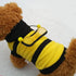 Bee Pet Coat Apparel Outfit