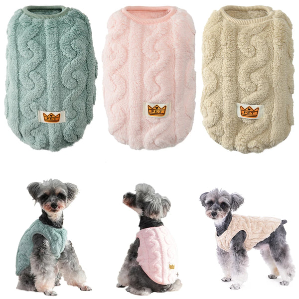 Warm Quilted Dog Vest