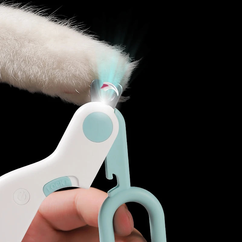 Professional LED Light Nail Clipper Cutter