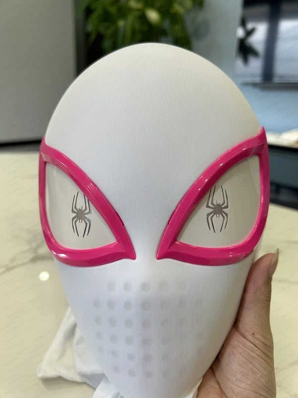 Luxury Spider-Man Mask Rechargeable Remote Eyes Movable Mask