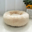 Fleece Round Dog Kennel House Long Plush - My Pets Today