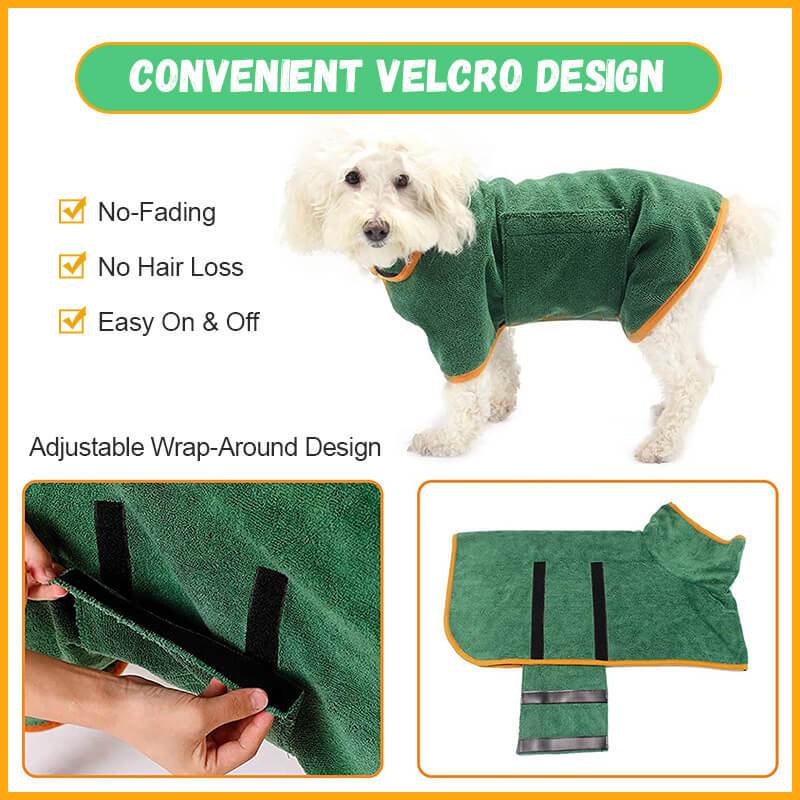 Bathrobe Drying Coat Soft Adjustable - My Pets Today