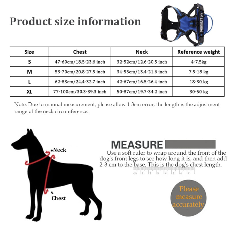 Adjustable Dog Harness very comfy - My Pets Today