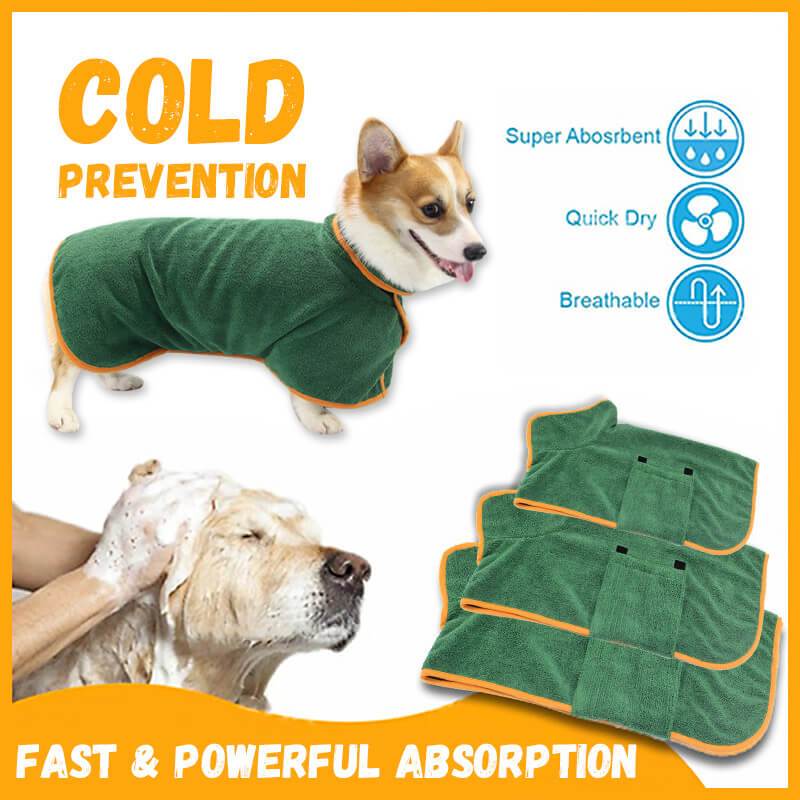 Bathrobe Drying Coat Soft Adjustable - My Pets Today