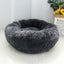 Fleece Round Dog Kennel House Long Plush - My Pets Today