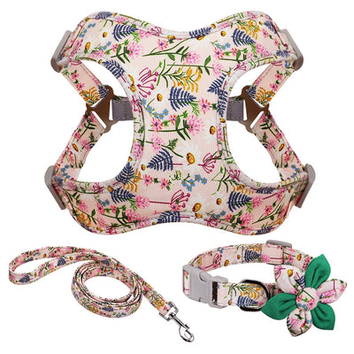 Flower Printed Dog Collar - My Pets Today