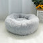 Fleece Round Dog Kennel House Long Plush - My Pets Today