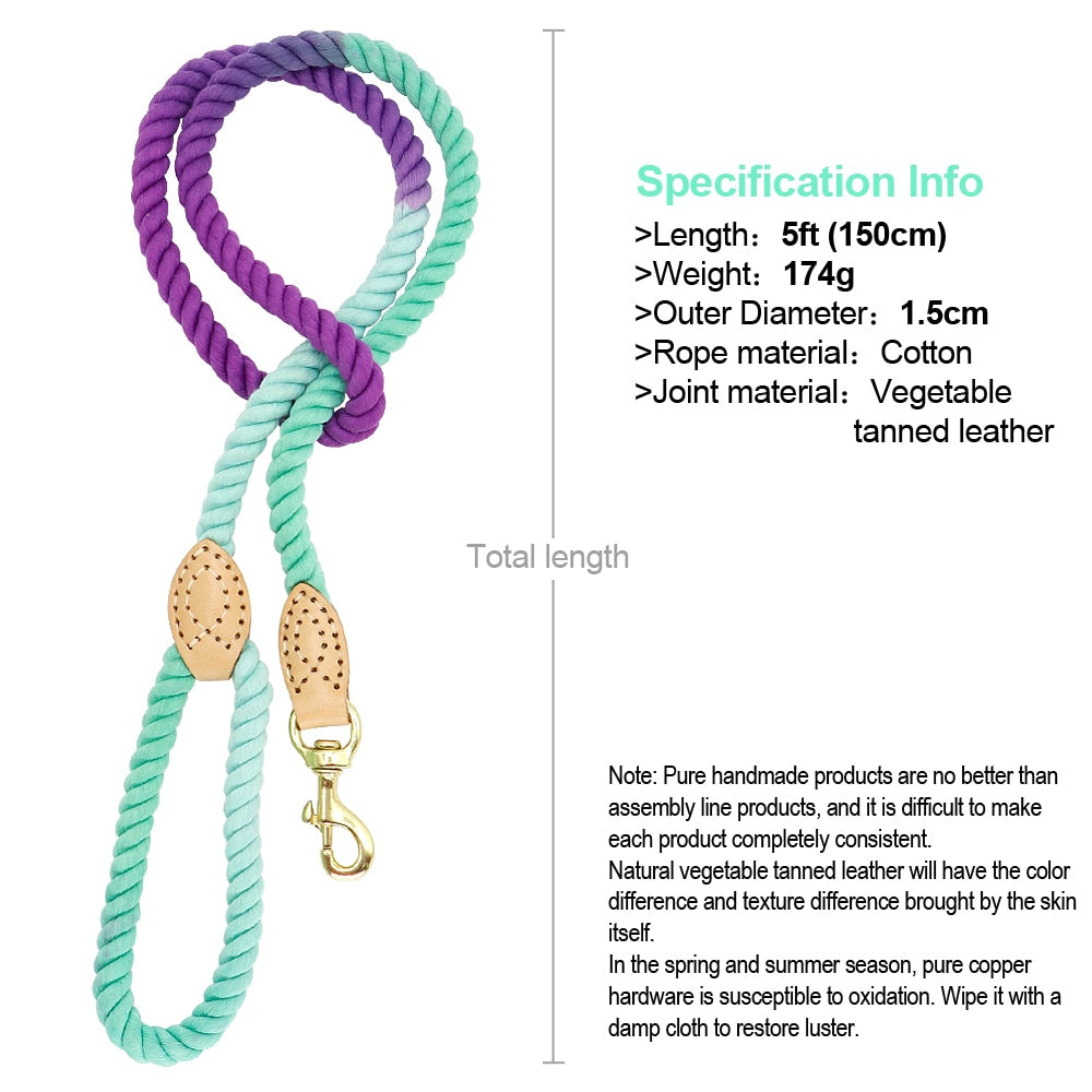 4 Colors Durable Nylon Dog Leash - My Pets Today