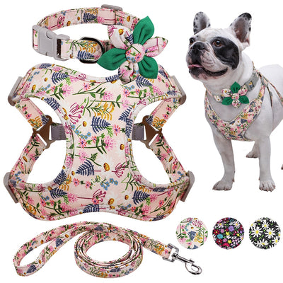 Flower Printed Dog Collar - My Pets Today