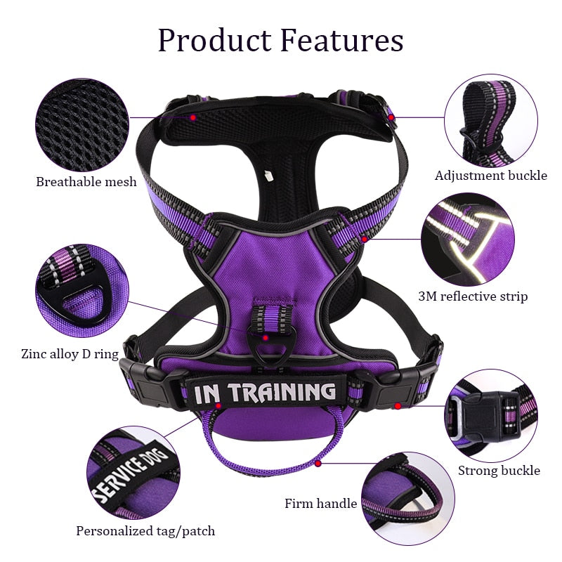 Adjustable Dog Harness very comfy - My Pets Today