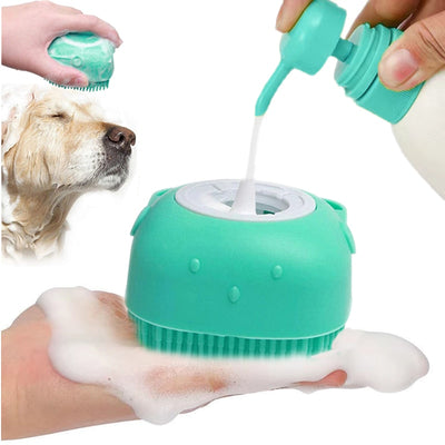 Soft Brush Bath Massage Gloves - My Pets Today