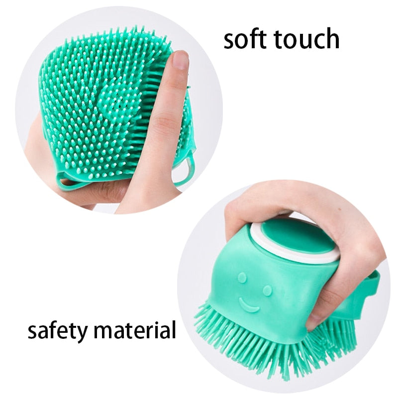 Soft Brush Bath Massage Gloves - My Pets Today
