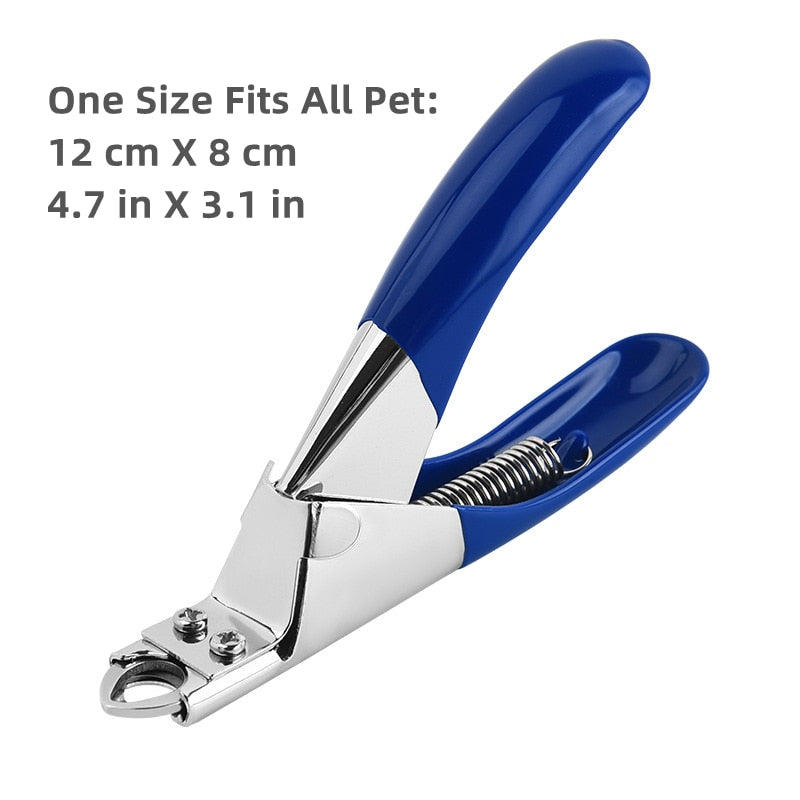 Stainless Steel Scissors Nail Clipper with Safety Guard - My Pets Today