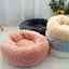 Fleece Round Dog Kennel House Long Plush - My Pets Today