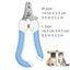 Stainless Steel Scissors Nail Clipper with Safety Guard - My Pets Today