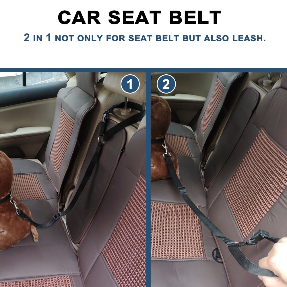 Car Seat Belt Nylon Leash - My Pets Today