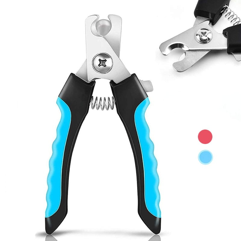 Stainless Steel Scissors Nail Clipper with Safety Guard - My Pets Today